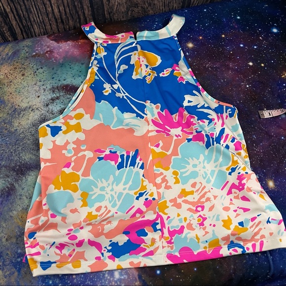 JB NYC Clairemont Tank Top Floral Splash Tank XL - Picture 3 of 16